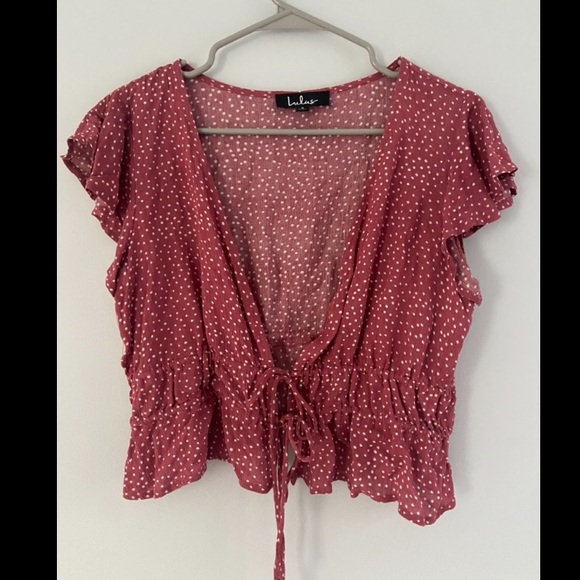 Lulus Tops - Lulus tie front top